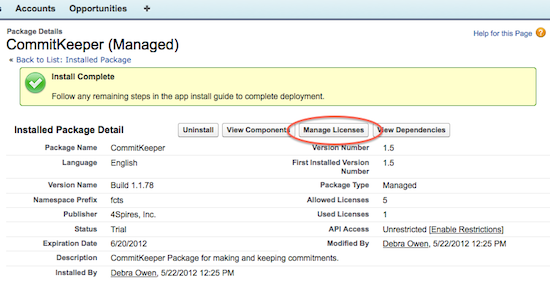 Package details